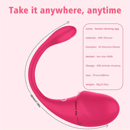 1pc Vibrador Portátil Inalámbrico Con Control Remoto De Aplicación Vibrador De Punto G Para Mujeres Dildo Wear Huevo Vibrante Clit Bragas Femeninas Juguetes Sexuales Para Adultos