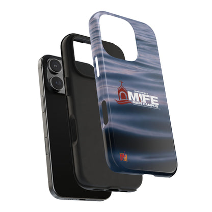 Tough Phone Case — MFE Main Campus Navy Wave Protective Cover