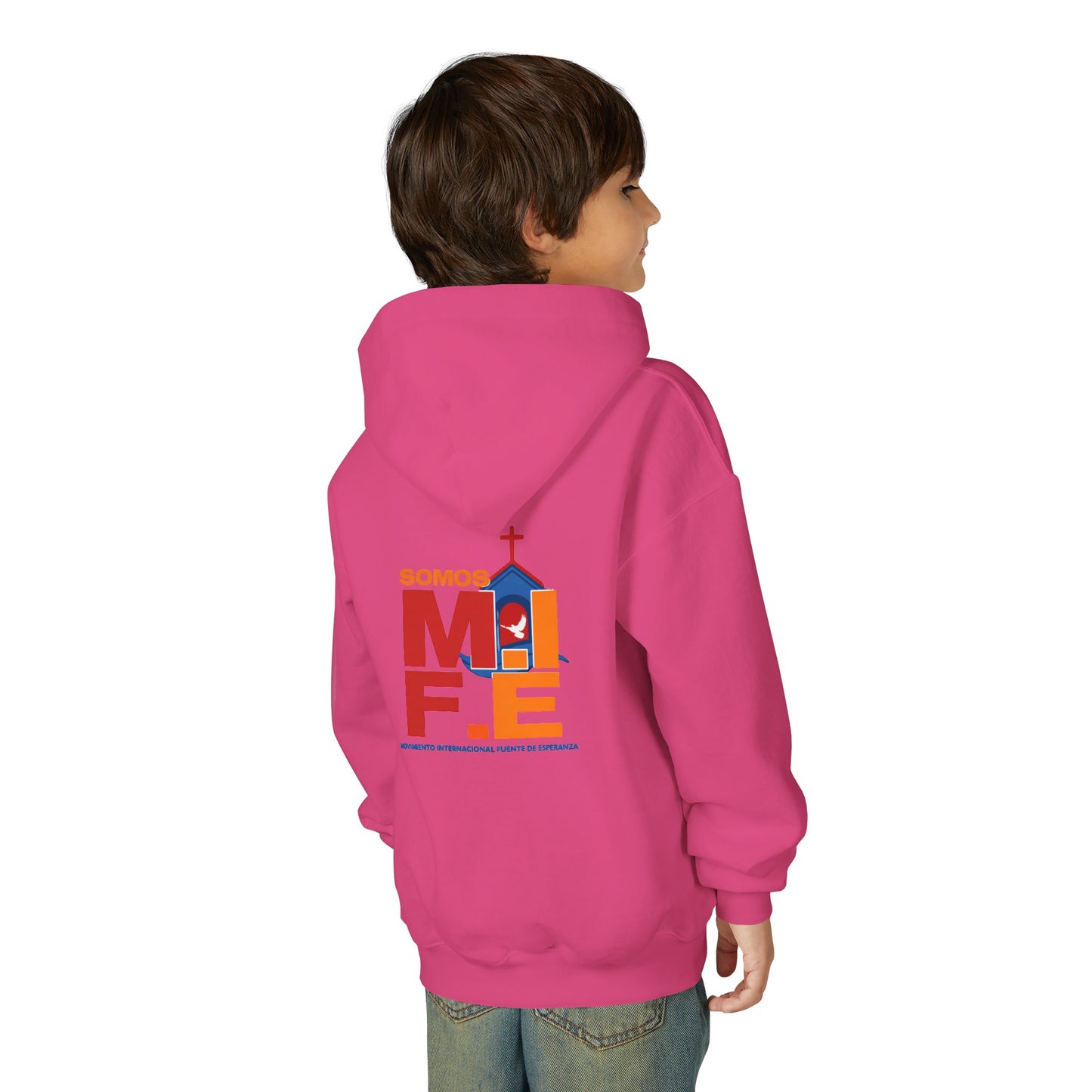 Youth Faith Hoodie — "Jesus Te Ama" / Somos Mi Fe Church Sweatshirt