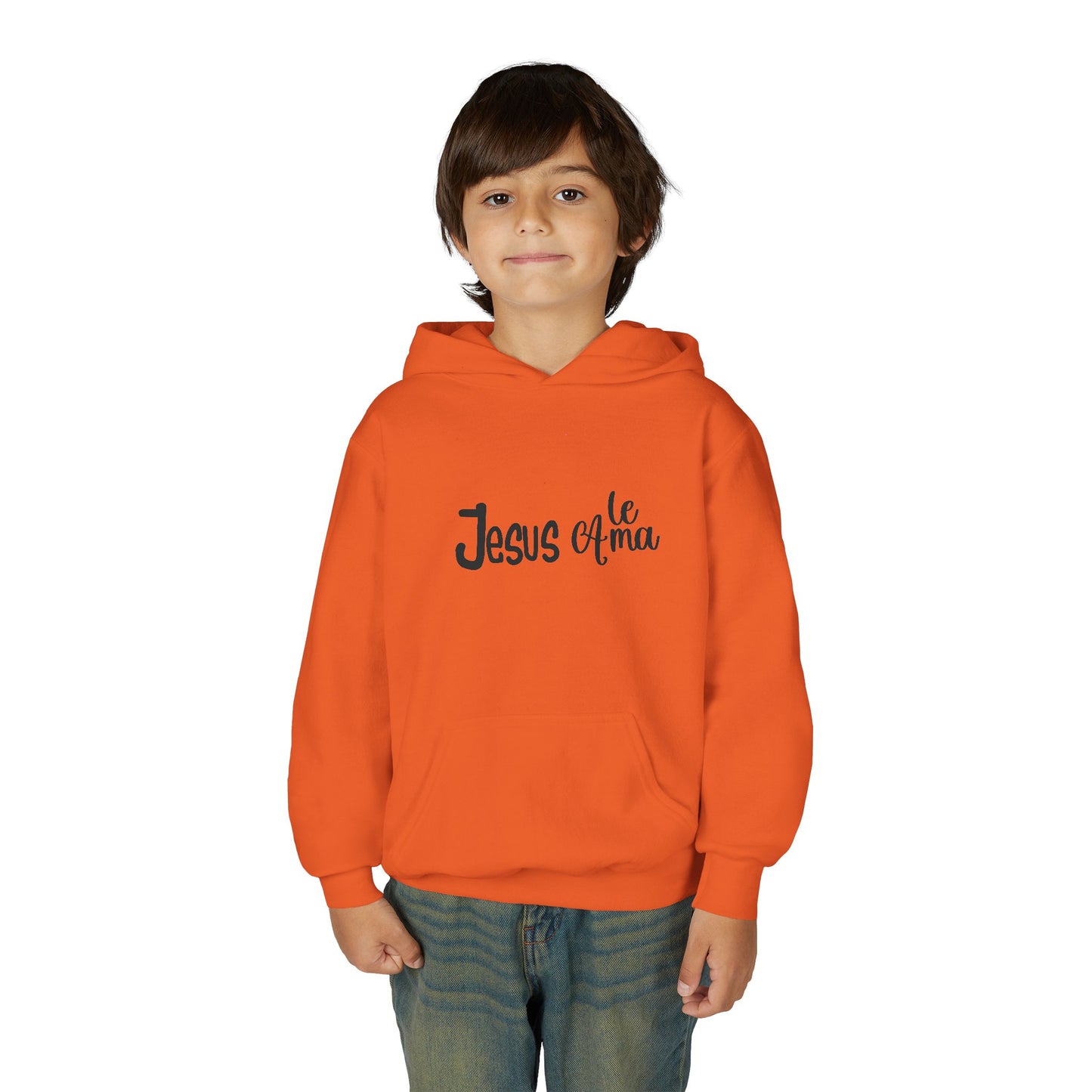 Youth Faith Hoodie — "Jesus Te Ama" / Somos Mi Fe Church Sweatshirt