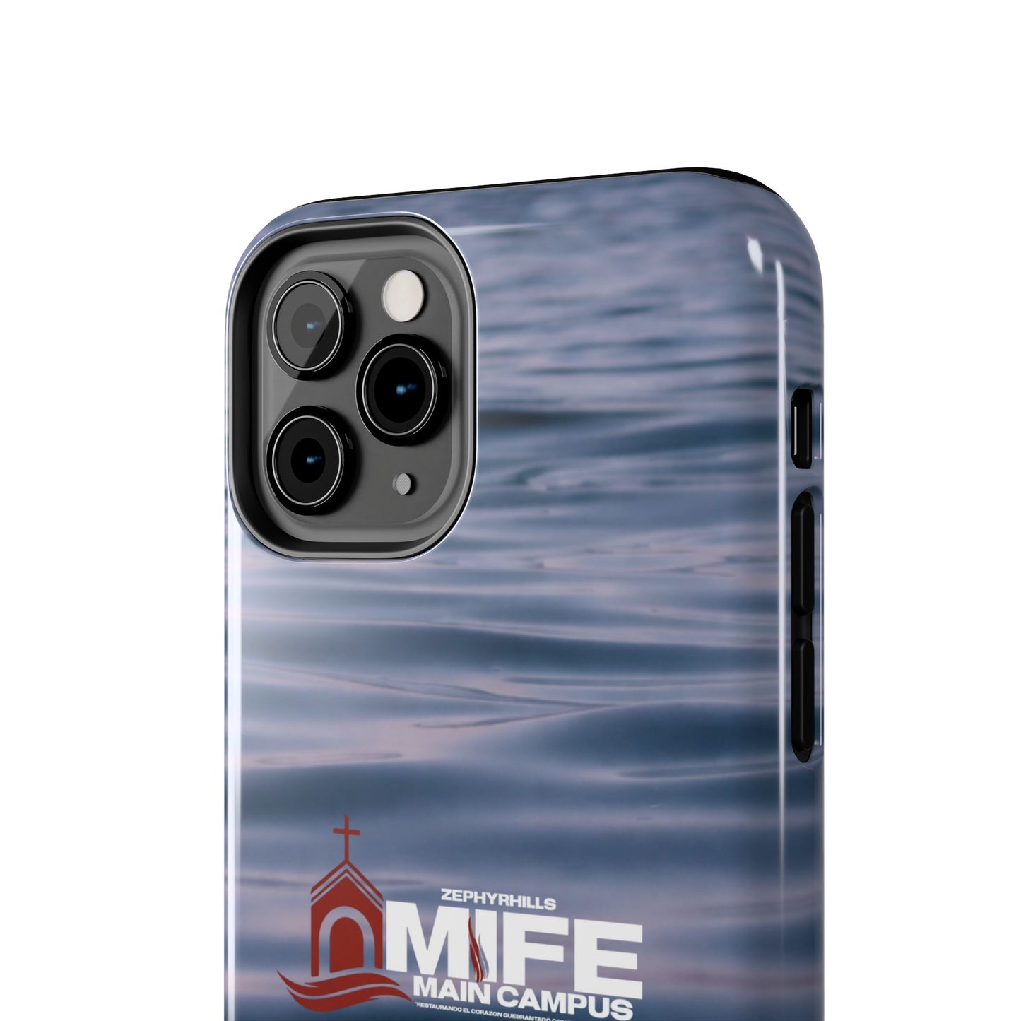 Tough Phone Case — MFE Main Campus Navy Wave Protective Cover
