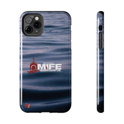 Tough Phone Case — MFE Main Campus Navy Wave Protective Cover
