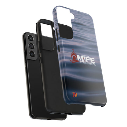 Tough Phone Case — MFE Main Campus Navy Wave Protective Cover