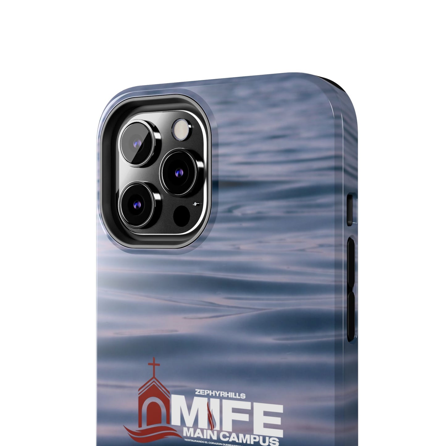 Tough Phone Case — MFE Main Campus Navy Wave Protective Cover
