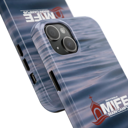 Tough Phone Case — MFE Main Campus Navy Wave Protective Cover