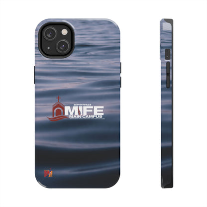 Tough Phone Case — MFE Main Campus Navy Wave Protective Cover