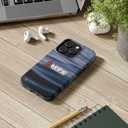 Tough Phone Case — MFE Main Campus Navy Wave Protective Cover