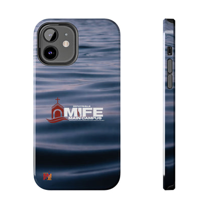 Tough Phone Case — MFE Main Campus Navy Wave Protective Cover