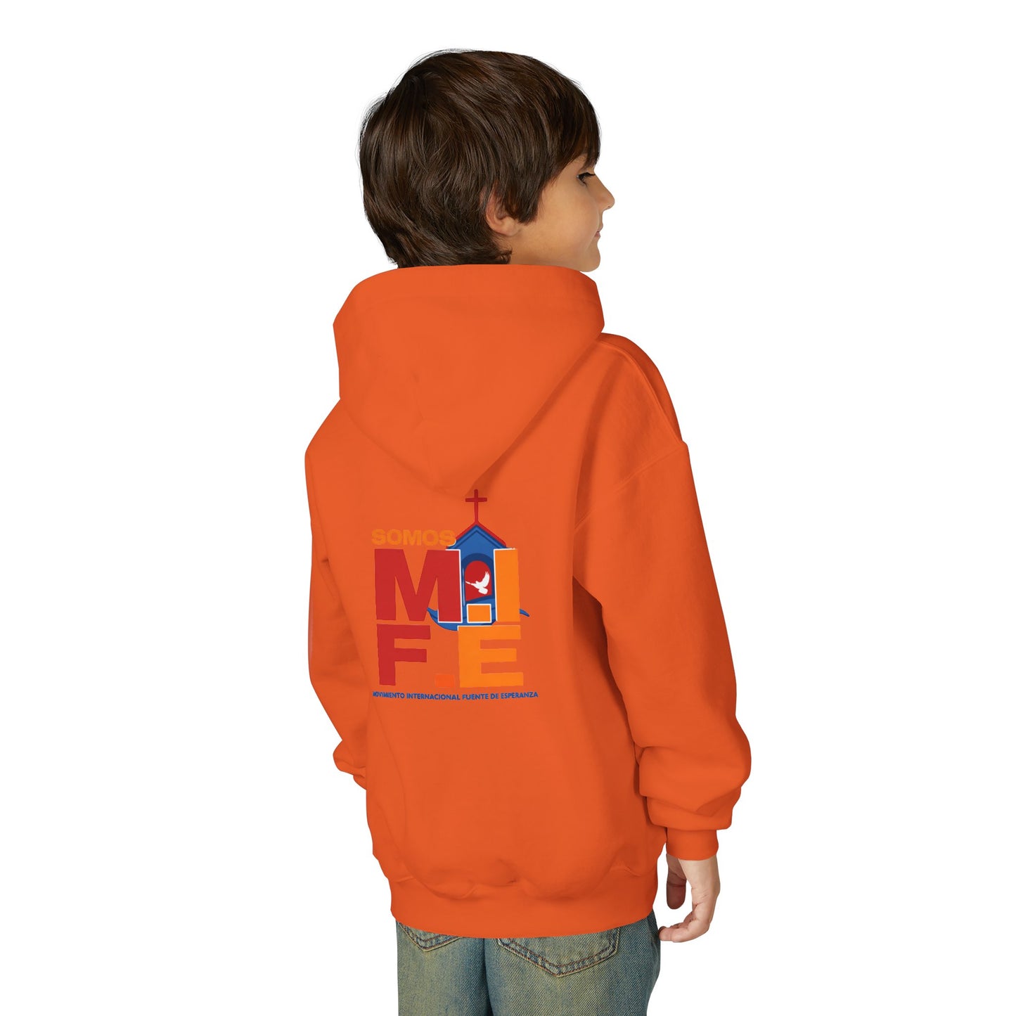 Youth Faith Hoodie — "Jesus Te Ama" / Somos Mi Fe Church Sweatshirt