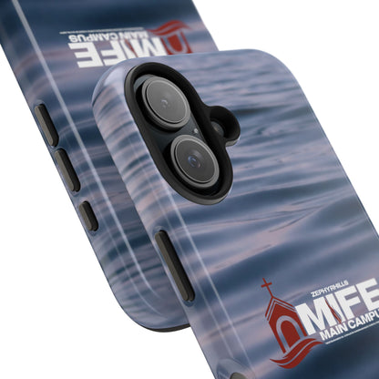 Tough Phone Case — MFE Main Campus Navy Wave Protective Cover