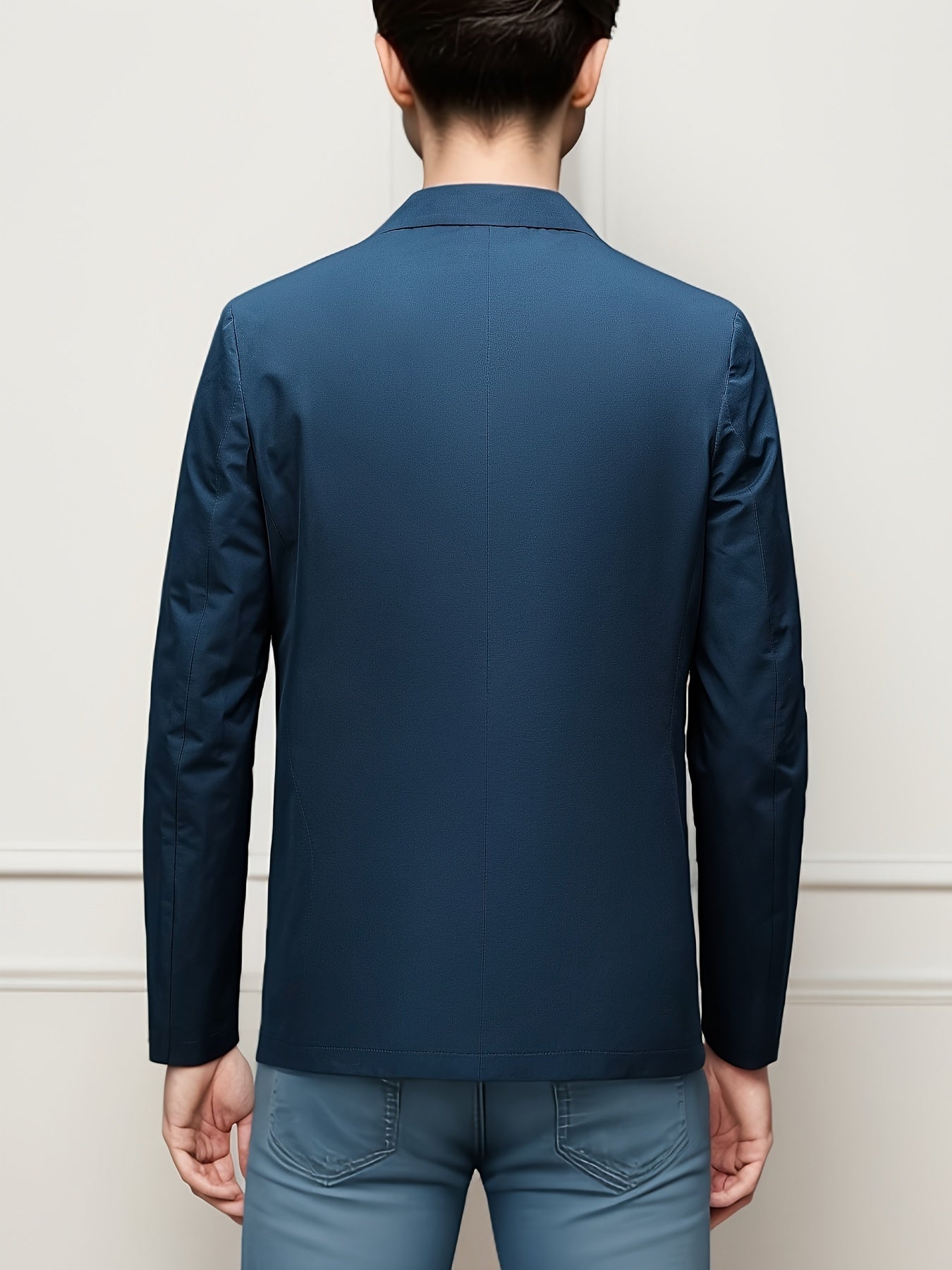 Chaqueta Blazer Casual para Hombre, Estilo Maduro de Moda, Traje de Ocio, Abrigo Casual de Negocios