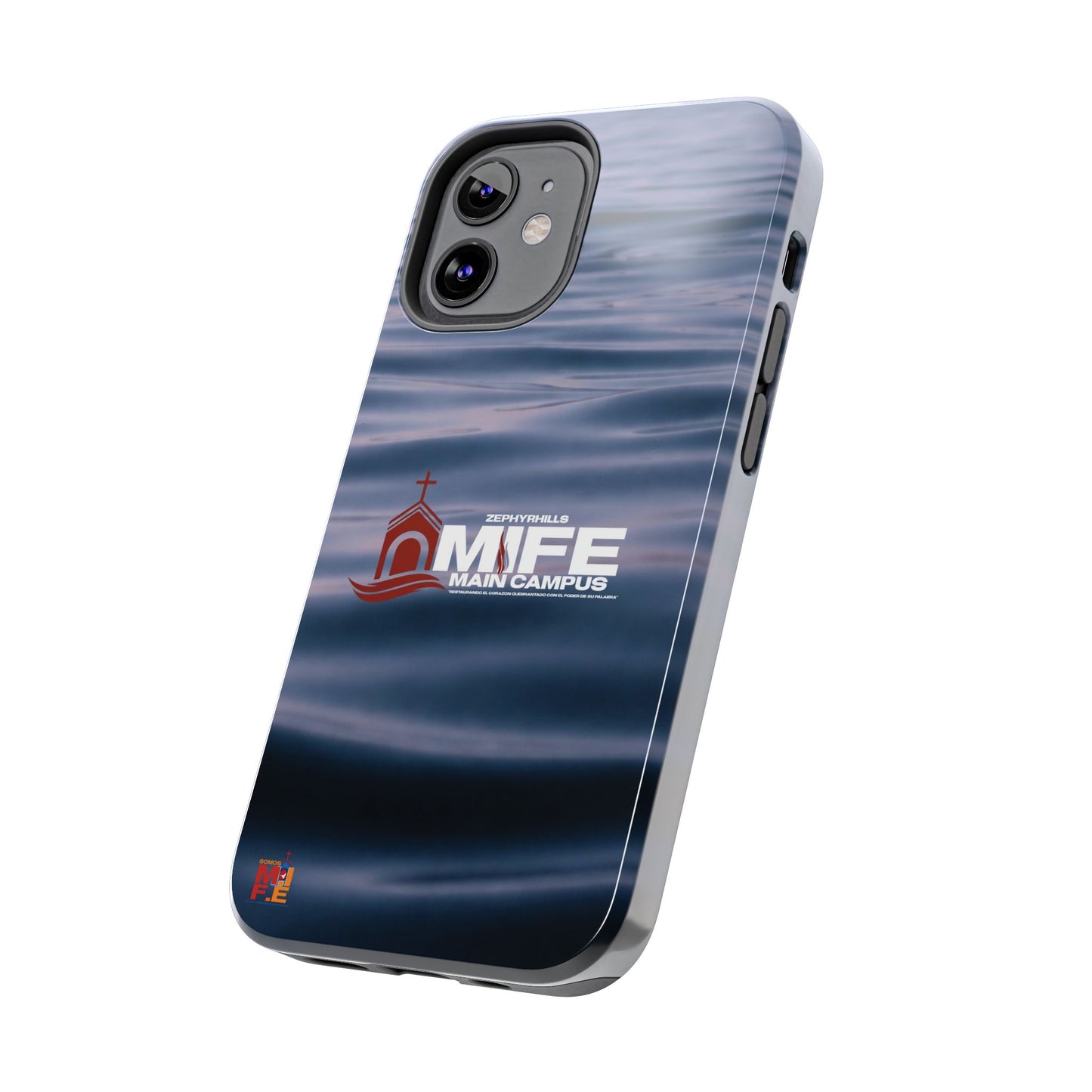 Tough Phone Case — MFE Main Campus Navy Wave Protective Cover