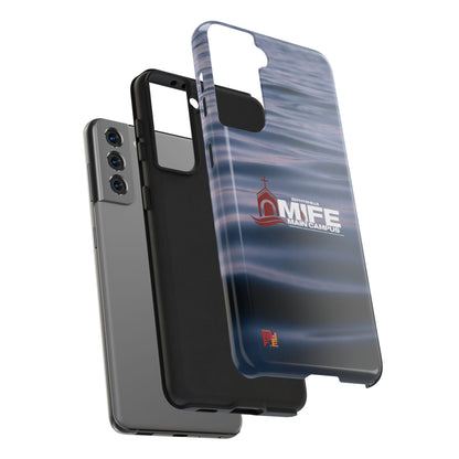 Tough Phone Case — MFE Main Campus Navy Wave Protective Cover
