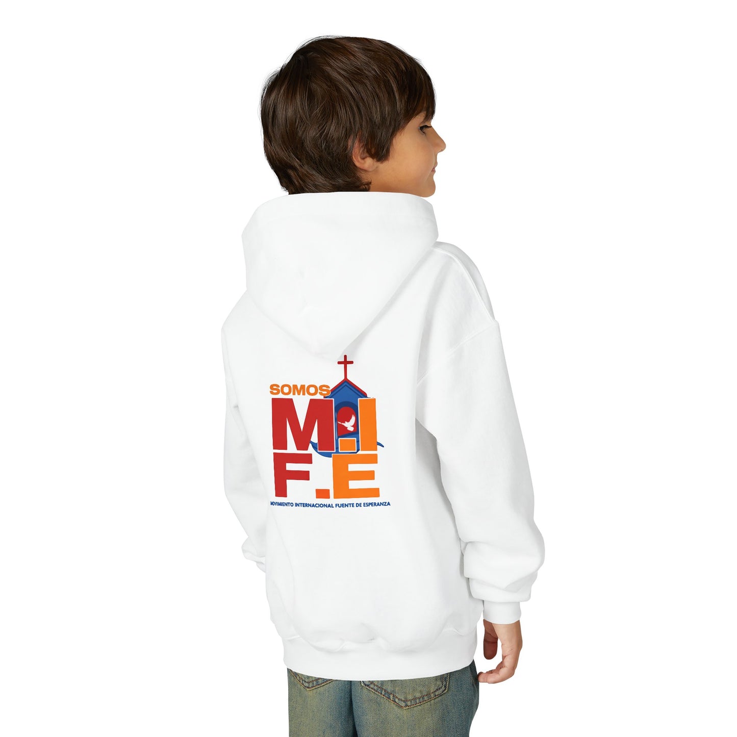 Youth Faith Hoodie — "Jesus Te Ama" / Somos Mi Fe Church Sweatshirt