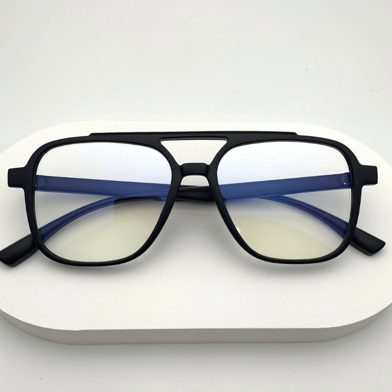 1 Gafas De Bloqueo De Luz Azul Para Hombre, Gafas De Lectura De Ordenador/juegos/TV/teléfonos, Gafas UV Antifatiga Ocular A La Moda
