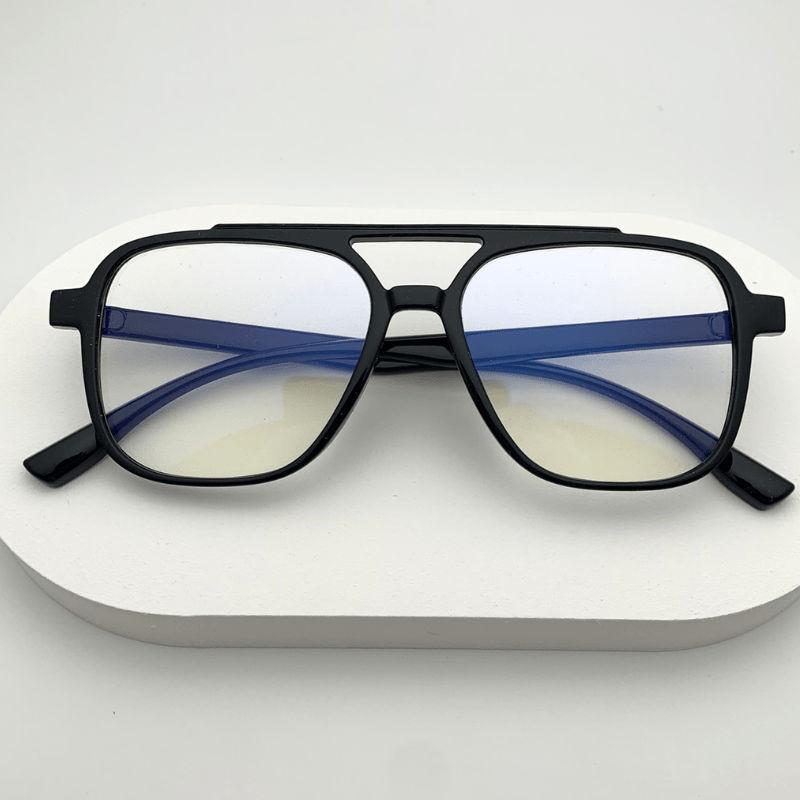 1 Gafas De Bloqueo De Luz Azul Para Hombre, Gafas De Lectura De Ordenador/juegos/TV/teléfonos, Gafas UV Antifatiga Ocular A La Moda
