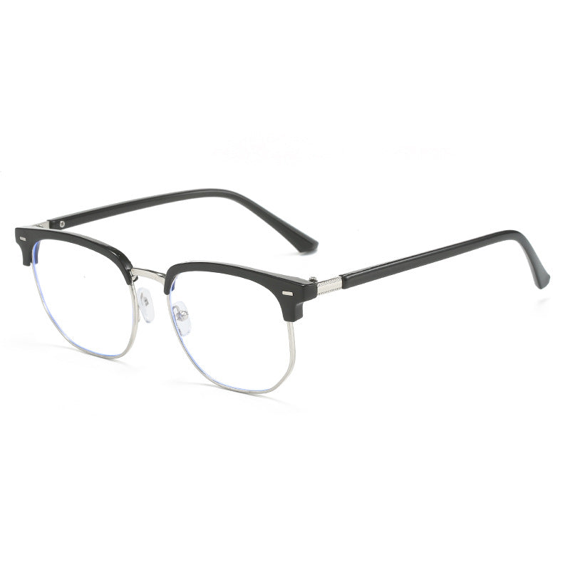 Monturas De Gafas Retro Para Hombre Y Mujer, Lentes Planas Que Cambian De Color Con Luz Anti-azul, A La Moda, 1 Ud.