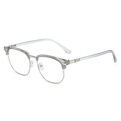 Monturas De Gafas Retro Para Hombre Y Mujer, Lentes Planas Que Cambian De Color Con Luz Anti-azul, A La Moda, 1 Ud.