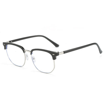 Monturas De Gafas Retro Para Hombre Y Mujer, Lentes Planas Que Cambian De Color Con Luz Anti-azul, A La Moda, 1 Ud.
