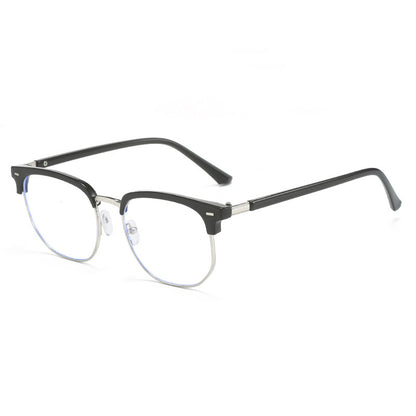 Monturas De Gafas Retro Para Hombre Y Mujer, Lentes Planas Que Cambian De Color Con Luz Anti-azul, A La Moda, 1 Ud.