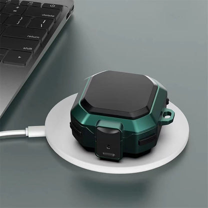 【con Bloqueo Seguro】Funda De Lujo Para Earpods Para Samsung Galaxy Buds Pro Con Llavero Para Galaxy Buds Live 2 Pro Capa Coque Cover