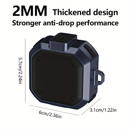 【con Bloqueo Seguro】Funda De Lujo Para Earpods Para Samsung Galaxy Buds Pro Con Llavero Para Galaxy Buds Live 2 Pro Capa Coque Cover
