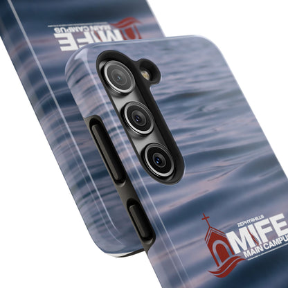 Tough Phone Case — MFE Main Campus Navy Wave Protective Cover
