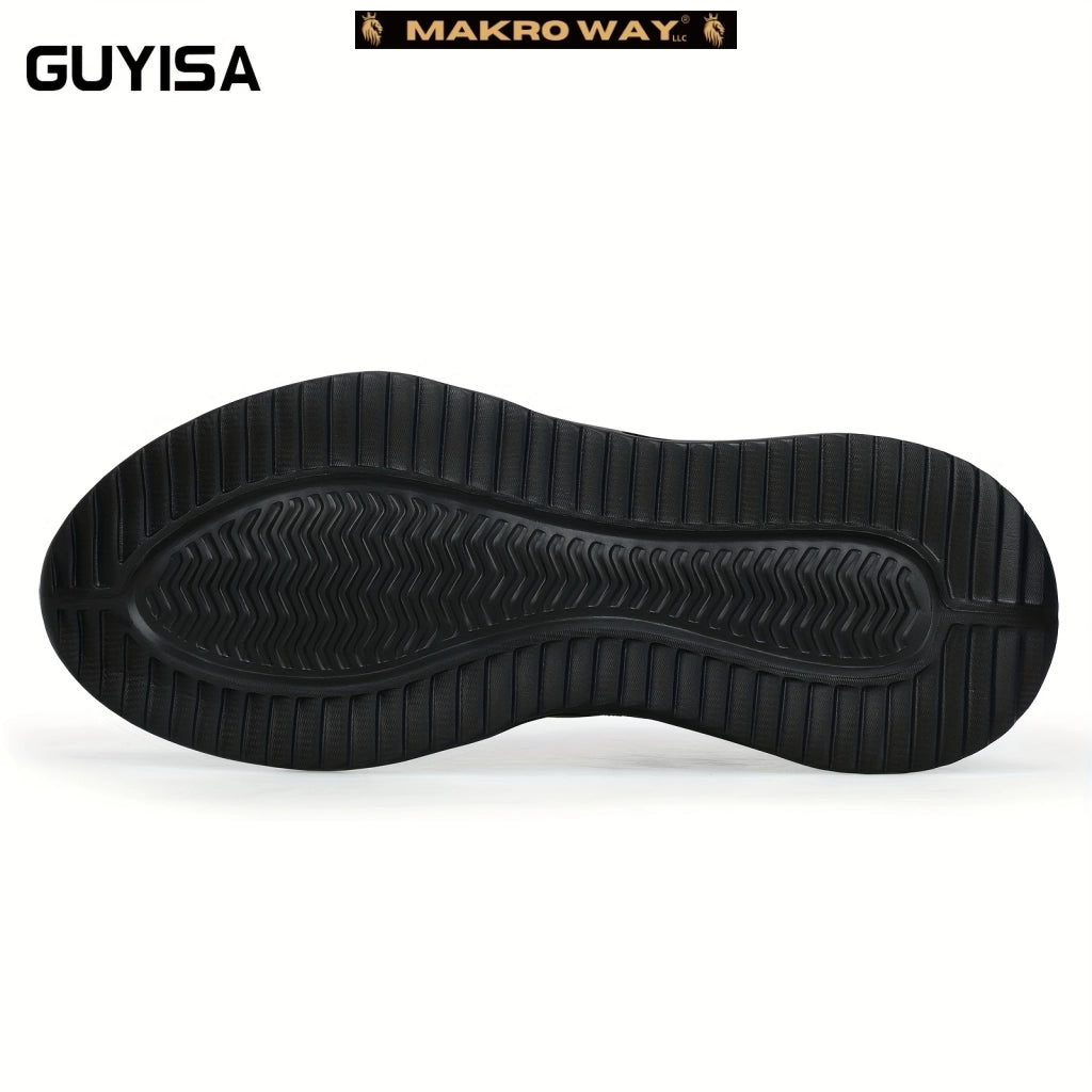Zapatos de Seguridad para Hombres con Punta de Acero Transpirable - Estilo Industrial Elegante