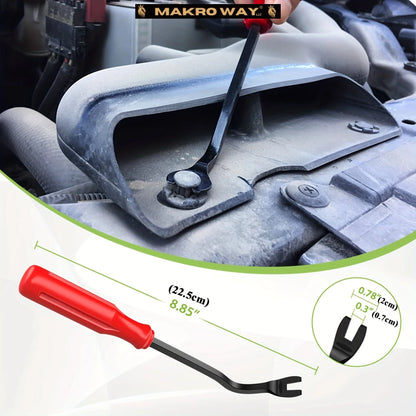 Universal Car Retention Clip Set - 105pc Kit with Bumper Fasteners and Fender Parts - Fits Most Models