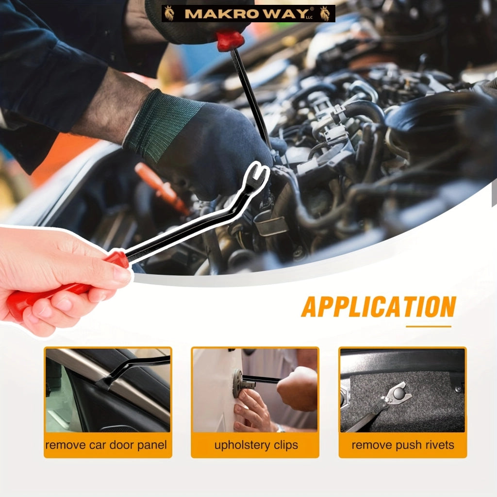 Universal Car Retention Clip Set - 105pc Kit with Bumper Fasteners and Fender Parts - Fits Most Models