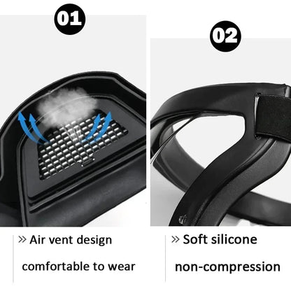 Ultimate Full Face Shield - Protect, Breathe & See Clearly - Adjustable & Durable