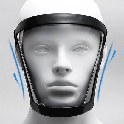 Ultimate Full Face Shield - Protect, Breathe & See Clearly - Adjustable & Durable