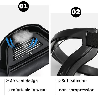 Ultimate Full Face Shield - Protect, Breathe & See Clearly - Adjustable & Durable