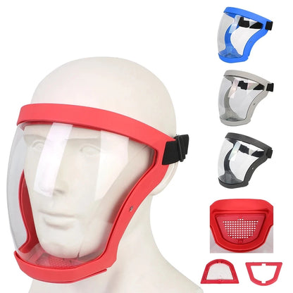 Ultimate Full Face Shield - Protect, Breathe & See Clearly - Adjustable & Durable