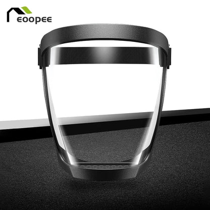 Ultimate Full Face Shield - Protect, Breathe & See Clearly - Adjustable & Durable