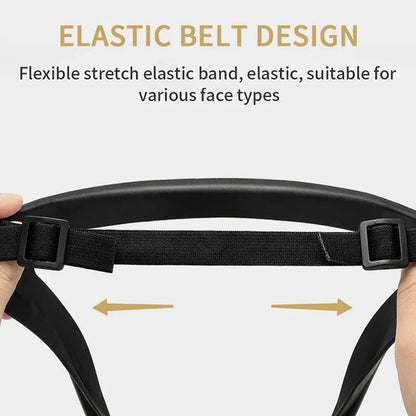 Ultimate Full Face Shield - Protect, Breathe & See Clearly - Adjustable & Durable