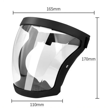 Ultimate Full Face Shield - Protect, Breathe & See Clearly - Adjustable & Durable