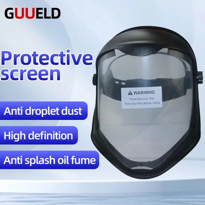 Ultimate Full Face Shield - Protect, Breathe & See Clearly - Adjustable & Durable