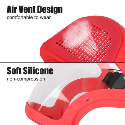 Ultimate Full Face Shield - Protect, Breathe & See Clearly - Adjustable & Durable