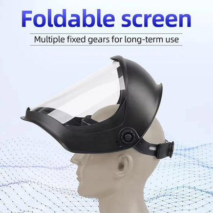 Ultimate Full Face Shield - Protect, Breathe & See Clearly - Adjustable & Durable