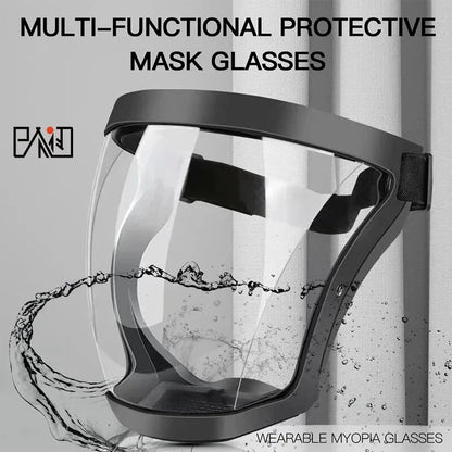 Ultimate Full Face Shield - Protect, Breathe & See Clearly - Adjustable & Durable