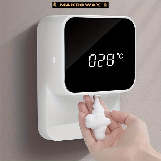 Automatic Soap Dispenser - Wall Mounted Sensor Soap Container for Hands-Free Hygiene - USB Charging