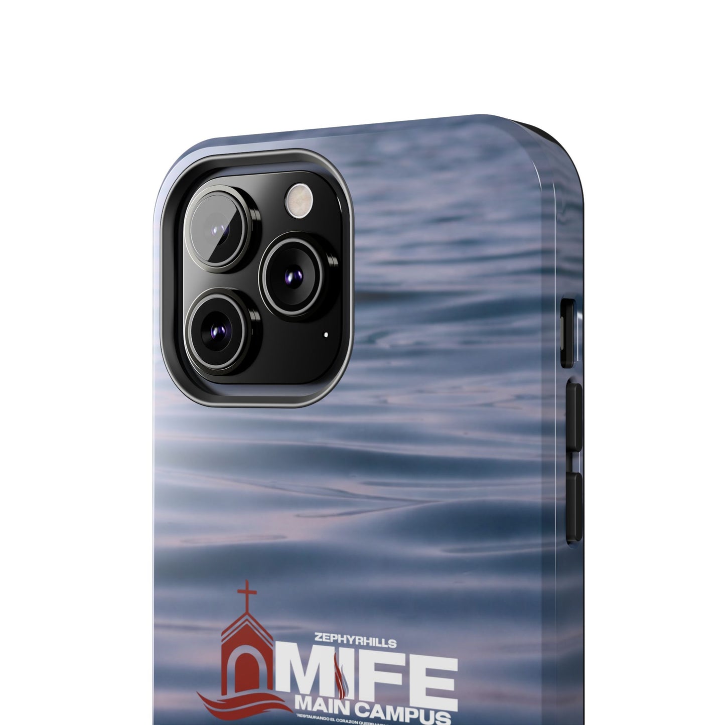 Tough Phone Case — MFE Main Campus Navy Wave Protective Cover