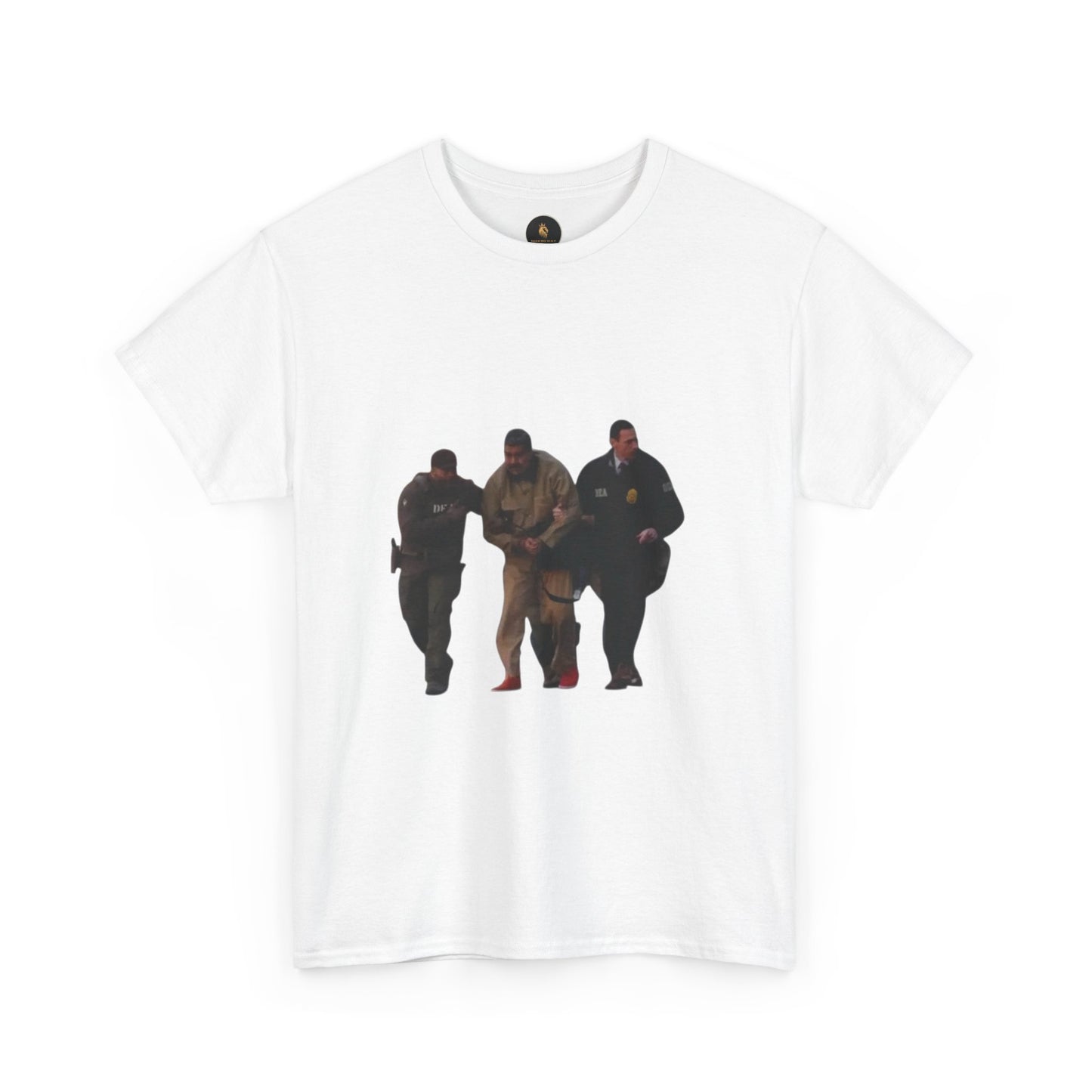 Graphic Tee — Three Figures Vintage Silhouette Shirt