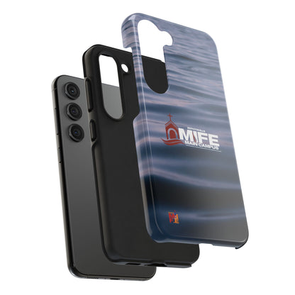 Tough Phone Case — MFE Main Campus Navy Wave Protective Cover