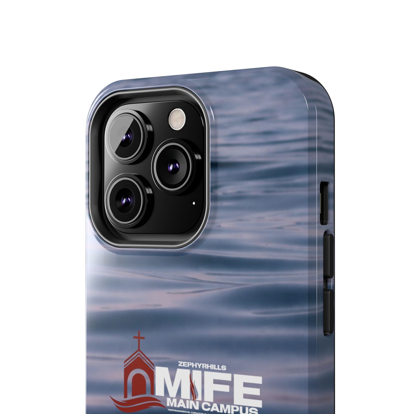 Tough Phone Case — MFE Main Campus Navy Wave Protective Cover