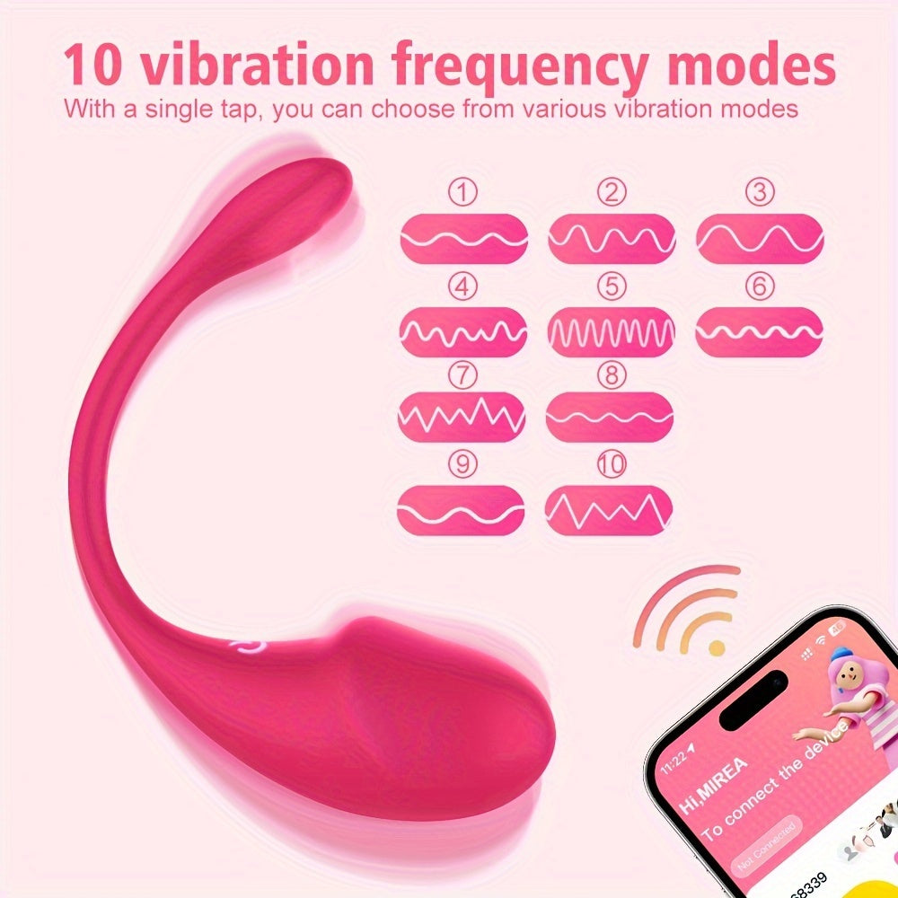 1pc Vibrador Portátil Inalámbrico Con Control Remoto De Aplicación Vibrador De Punto G Para Mujeres Dildo Wear Huevo Vibrante Clit Bragas Femeninas Juguetes Sexuales Para Adultos