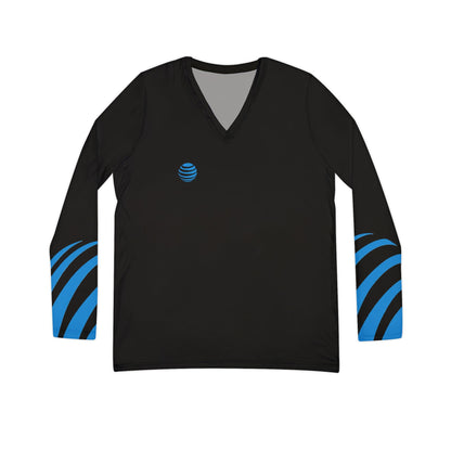 Women's Long Sleeve V-neck Shirt (AOP)