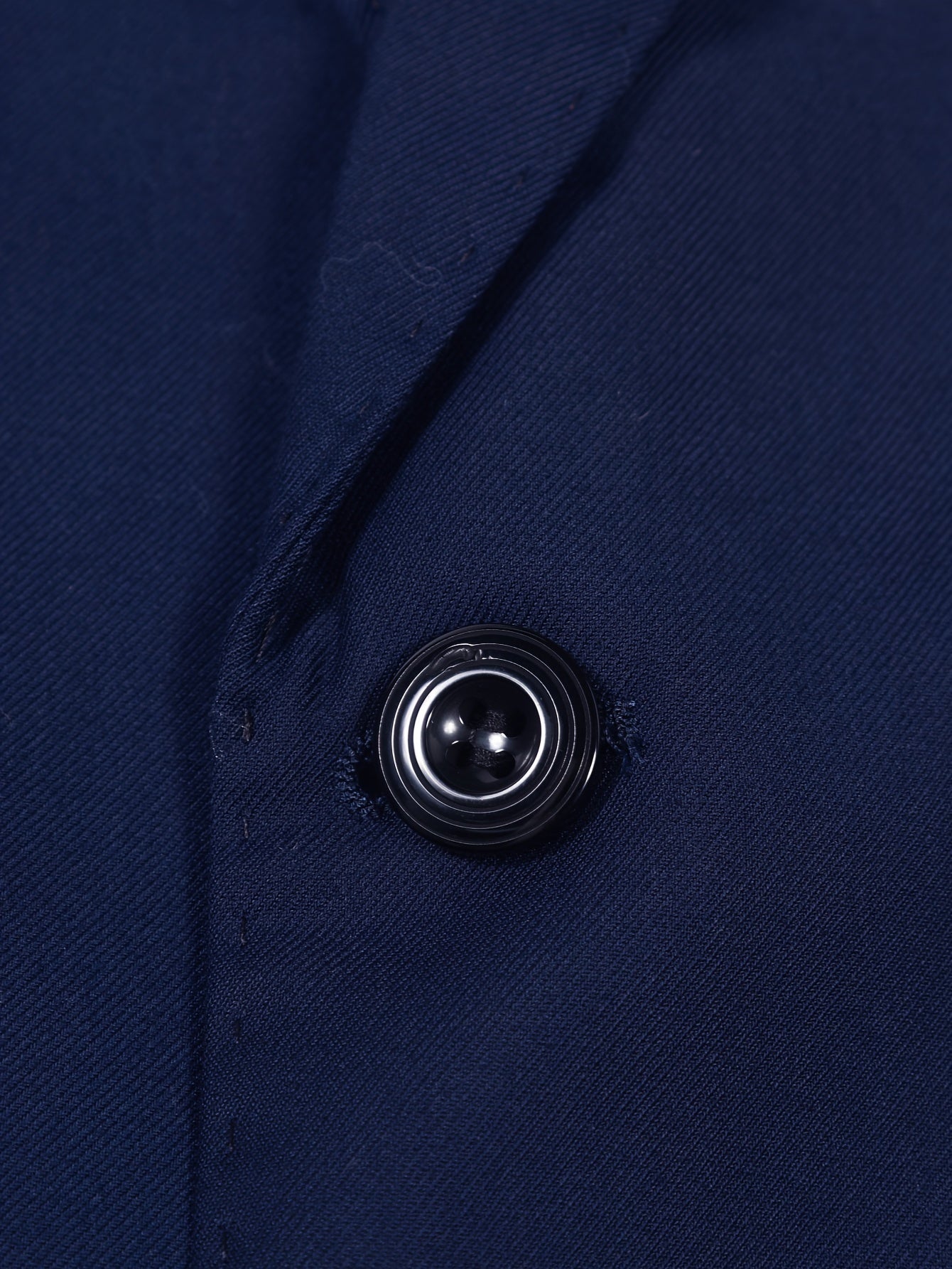 Abrigo De Manga Larga Con Cuello Vuelto Sólido Y Elegante Para Hombres De Negocios