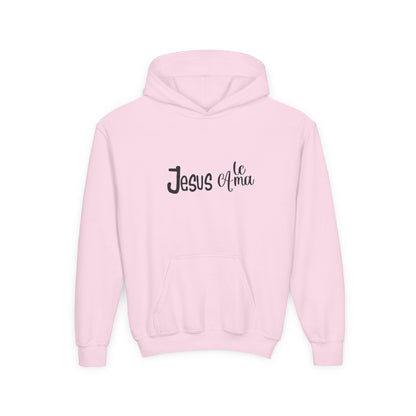 Youth Faith Hoodie — "Jesus Te Ama" / Somos Mi Fe Church Sweatshirt